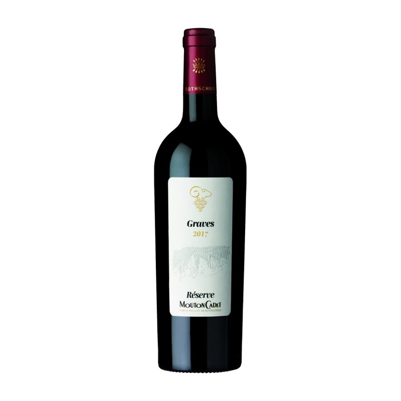 Botella de Mouton Cadet Reserve Graves