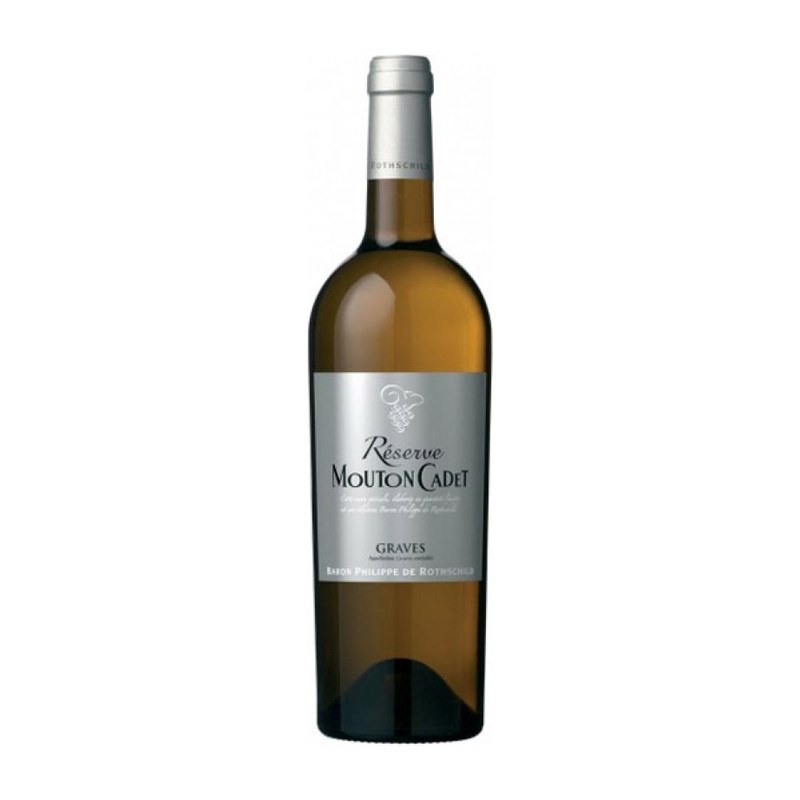 Botella de Mouton Cadet Reserve Graves Blanco