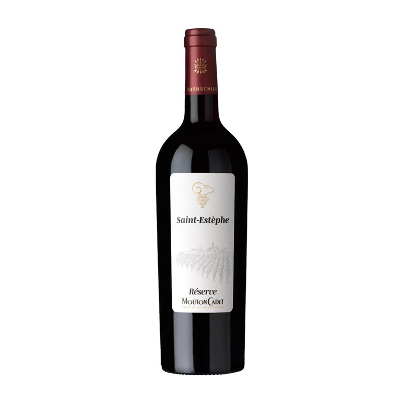 Botella de Mouton Cadet Reserve Saint Estephe