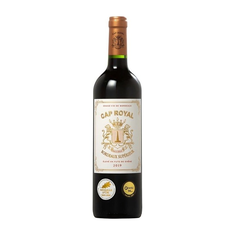 Botella de Cap Royal Bordeaux Superior