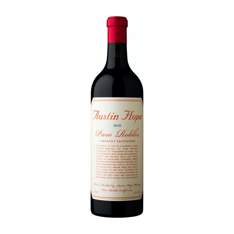 Botella de Austin Hope Paso Robles Cabernet Sauvignon