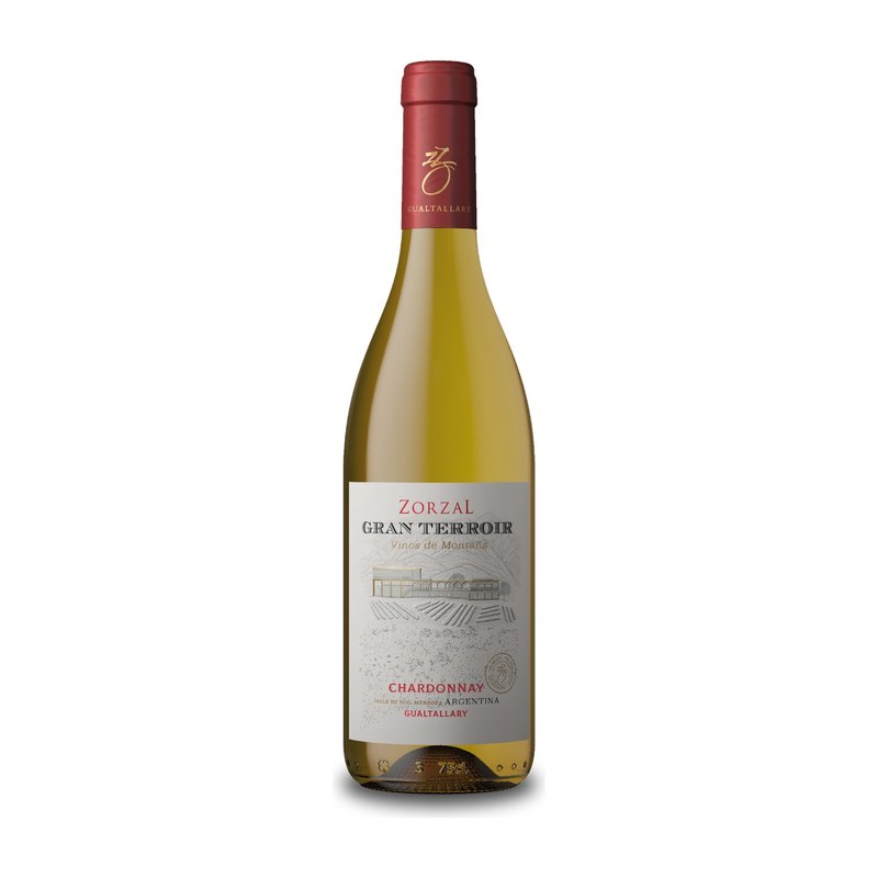 Botella de Zorzal Gran Terroir Chardonnay