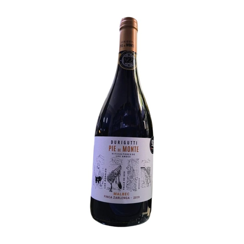 Botella de Durigutti Pie de Monte Finca Zarlenga