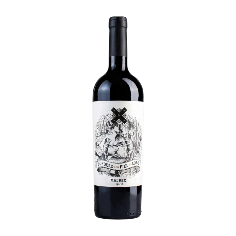 Botella de Cordero con Piel de Lobo Malbec