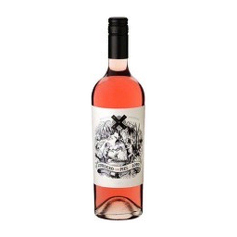 Botella de Cordero con Piel de Lobo Rosado