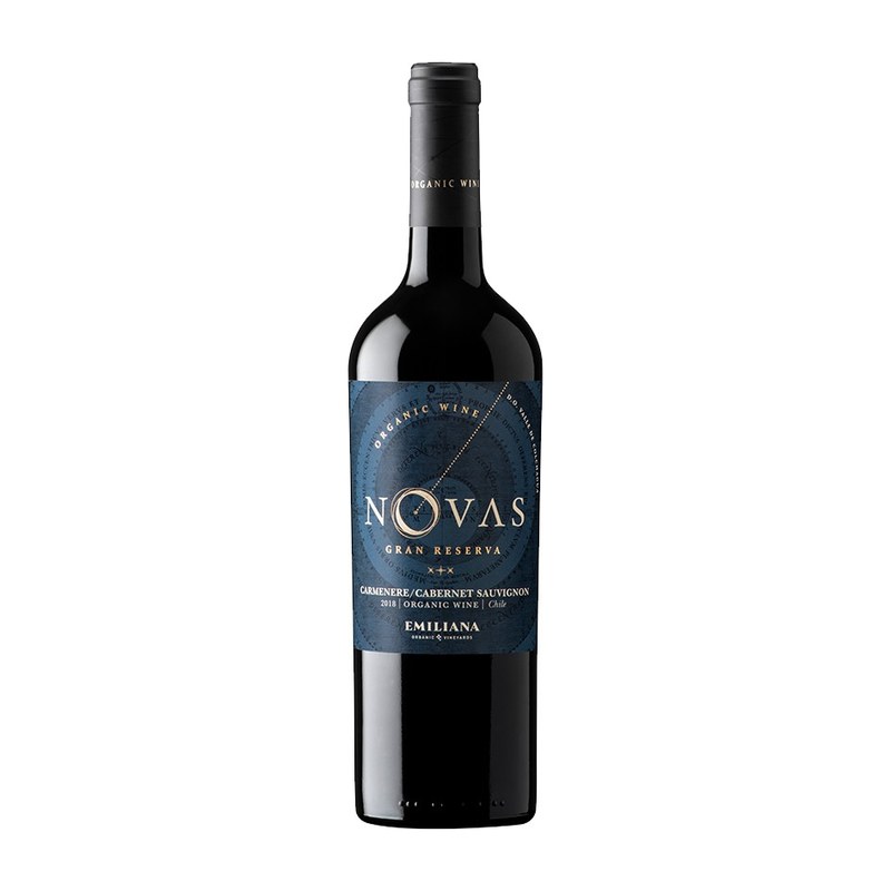Botella de Emiliana Novas Gran Reserva Carmenere