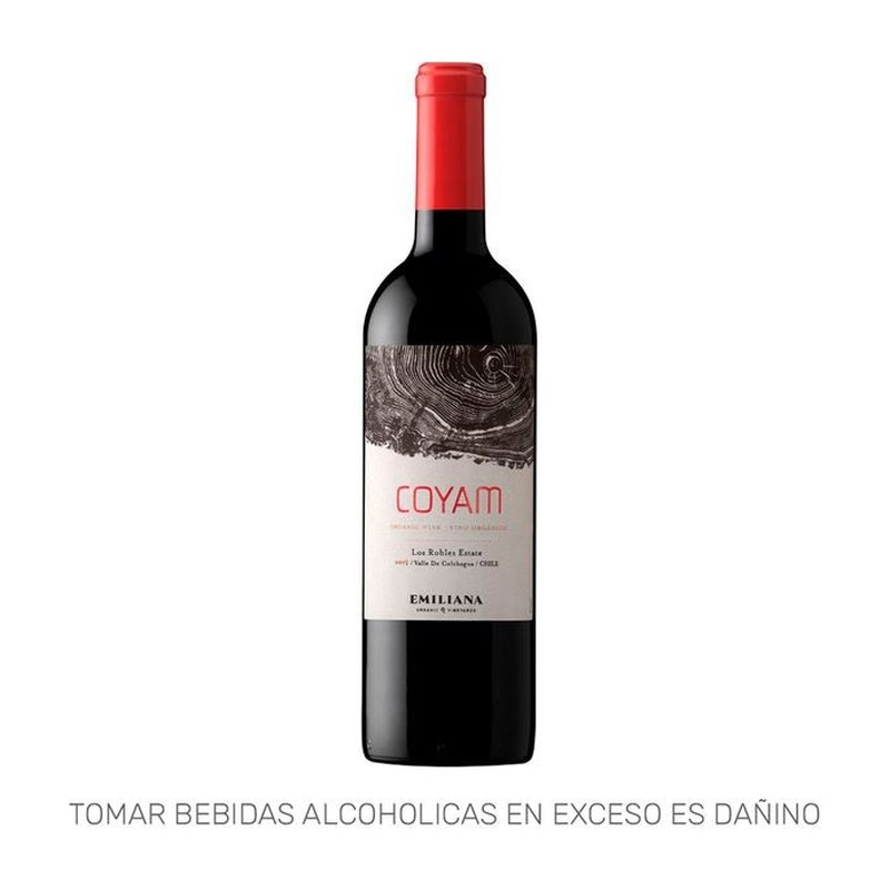 Botella de Emiliana Reserva Coyam
