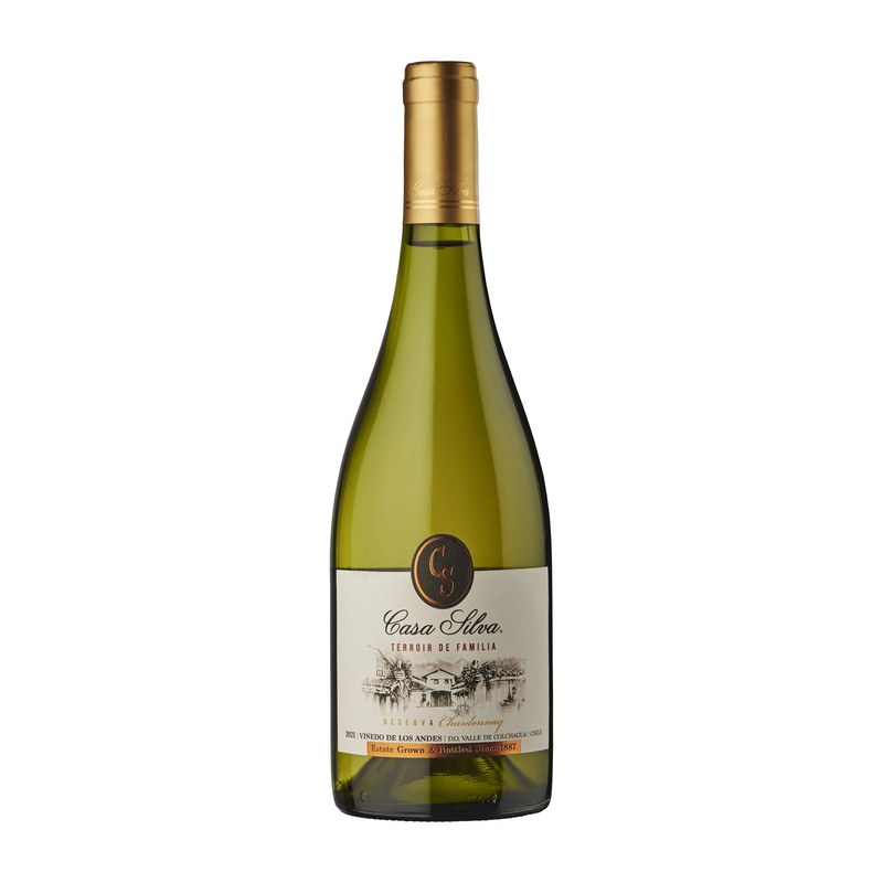 Botella de Casa Silva Reserva Chardonnay