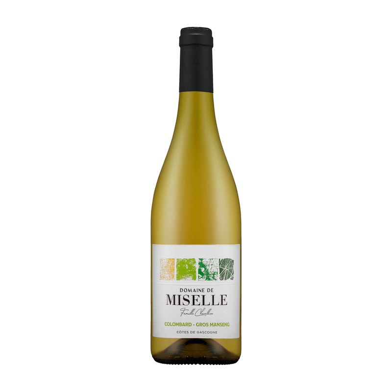 Botella de Domaine de Miselle Colombard Gros Manseng Cotes de Gascogne