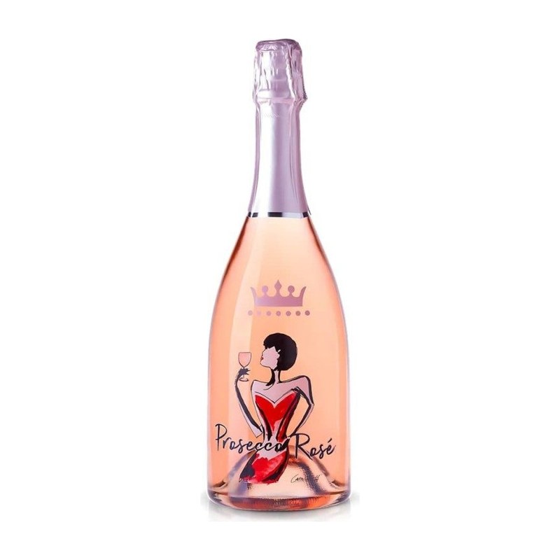 Botella de Le Contesse Rose Prosecco