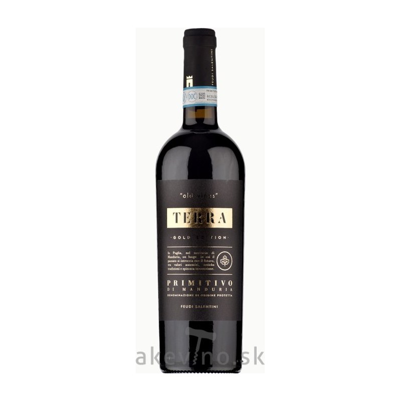 Botella de Terra Gold Edition