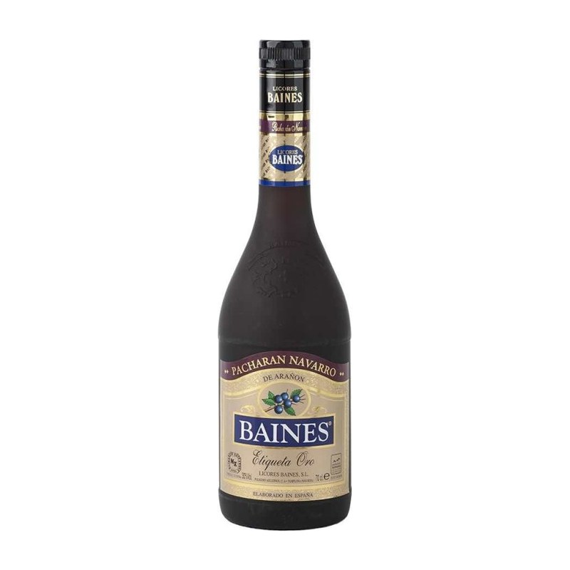 Botella de Baines Oro Pacharan