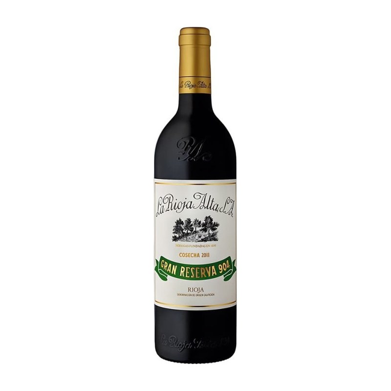 Botella de La Rioja Alta 904 Gran Reserva
