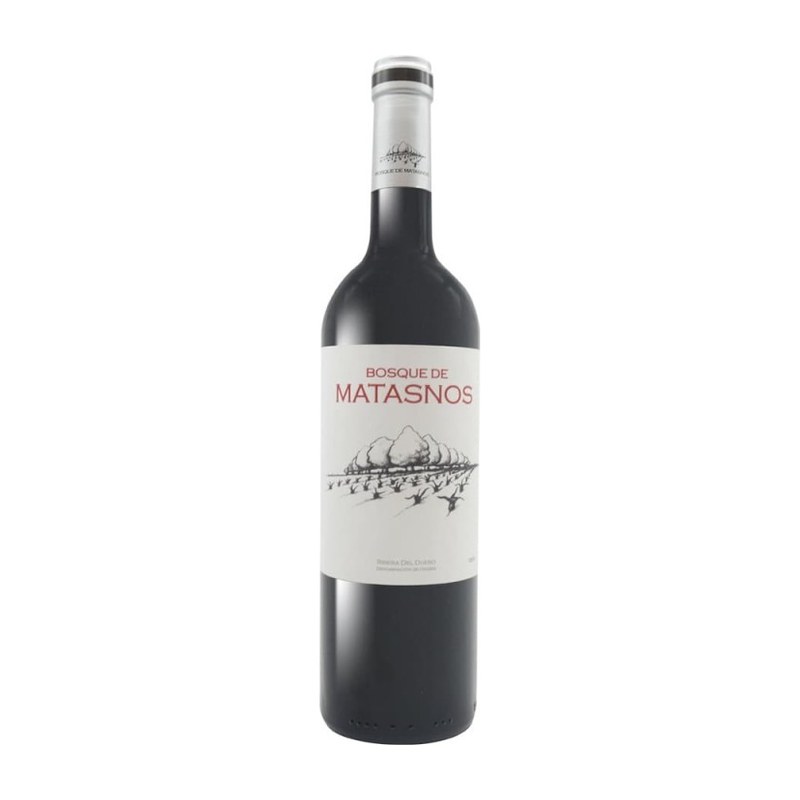 Botella de Bosque de Matasnos Etiqueta Blanca